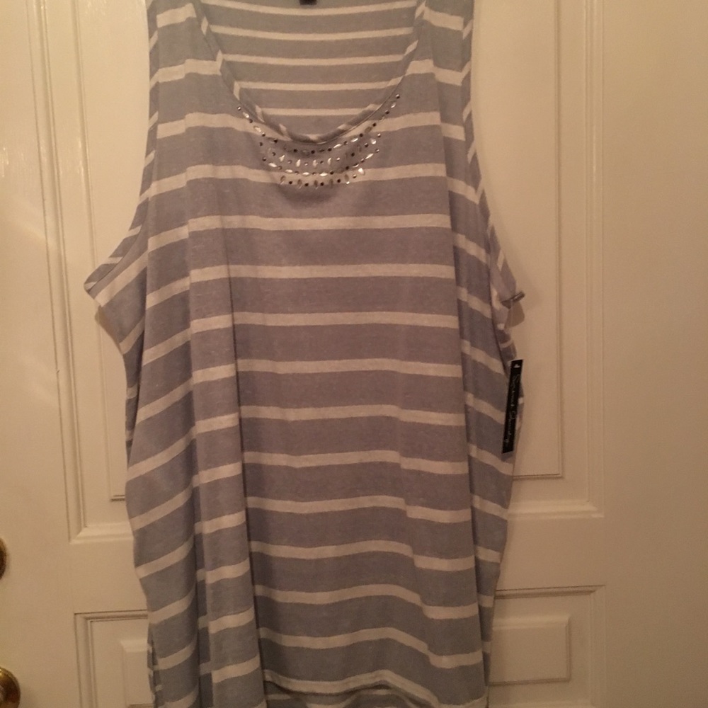 French Laundry Tank Tunic Top Size 3X.
